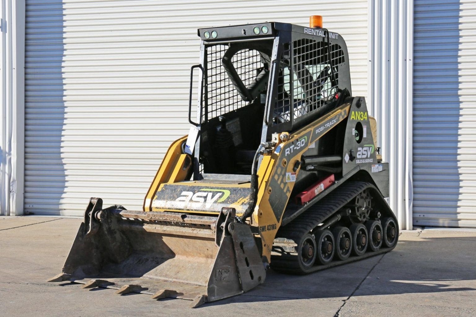 Used ASV Positracks Excavators Mulchers