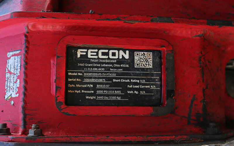 Fecon-FTX150-Forestry-Mulching-Tractor-Used-Sale-Newcastle-Mulcher-Plate