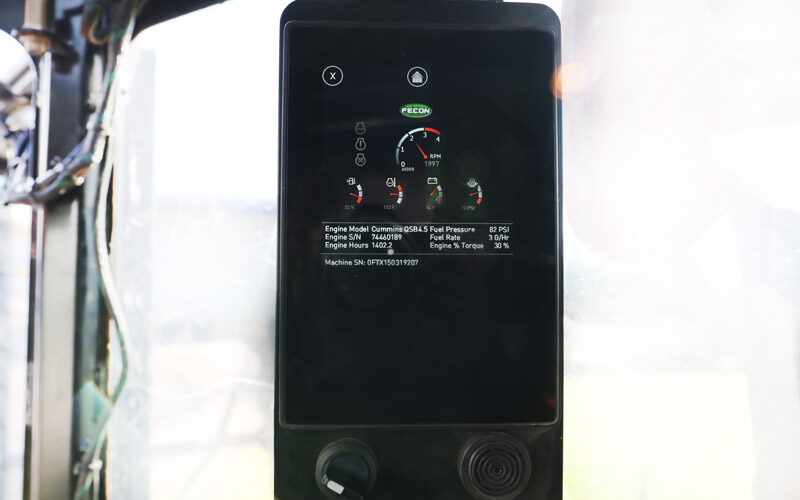 Fecon-FTX150-Forestry-Mulching-Tractor-Used-Sale-Newcastle-Mulcher-Screen-Hours