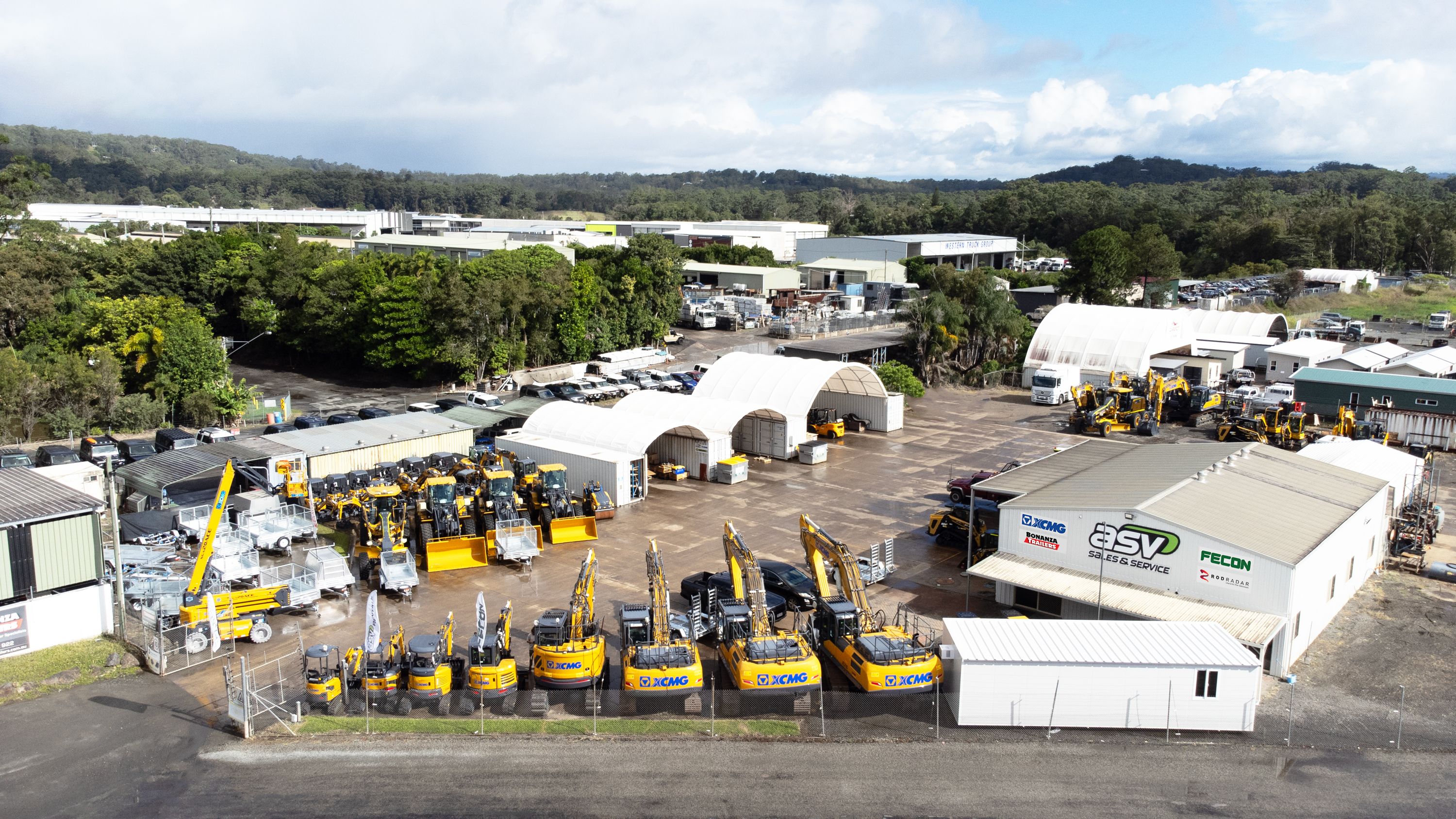 ASV Sales & Service Sunshine Coast - ASV Posi-Track, XCMG, Fecon, Schibeci, Burchland Queensland. Sales, Hire, Rentals, Service, Parts.