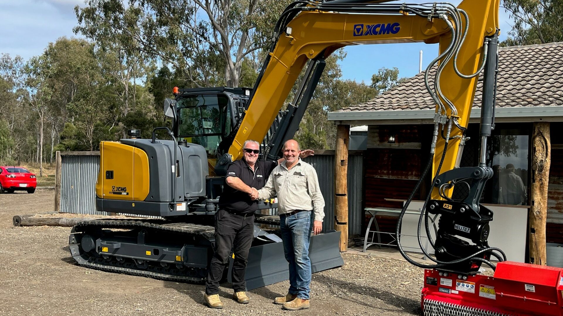 ASV Brisbane Cherish the Environment XE80U XCMG Excavator