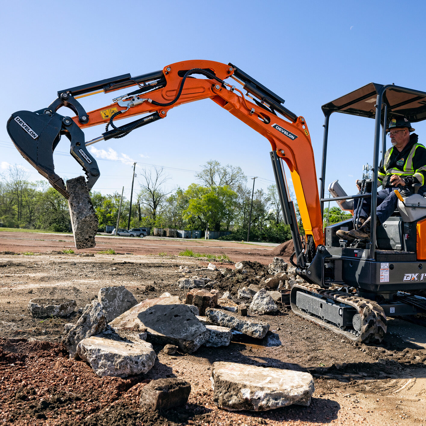 Develon-Doosan-Mini-Excavator-DX19ZB-Newcastle-Perth-Brisbane-Sunshine-Coast-Sale-Hire-1