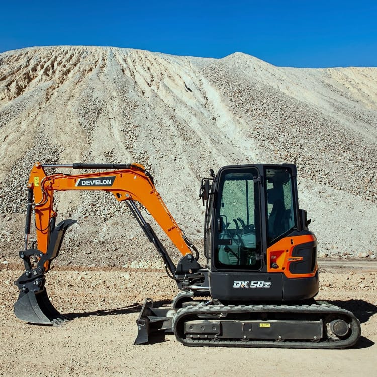 Develon-Doosan-Mini-Excavator-DX50Z-Newcastle-Perth-Brisbane-Sunshine-Coast-Sale-Hire-2