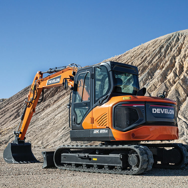 Develon-Doosan-Mini-Excavator-DX89R-Newcastle-Perth-Brisbane-Sunshine-Coast-Sale-Hire