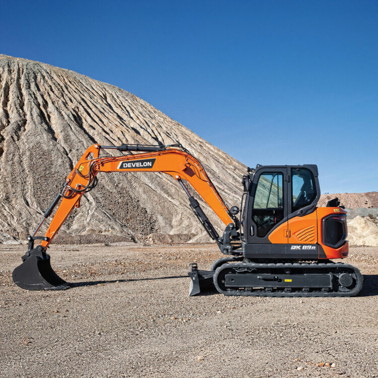 Develon-Doosan-Mini-Excavator-DX89R-Newcastle-Perth-Brisbane-Sunshine-Coast-Sale-Hire