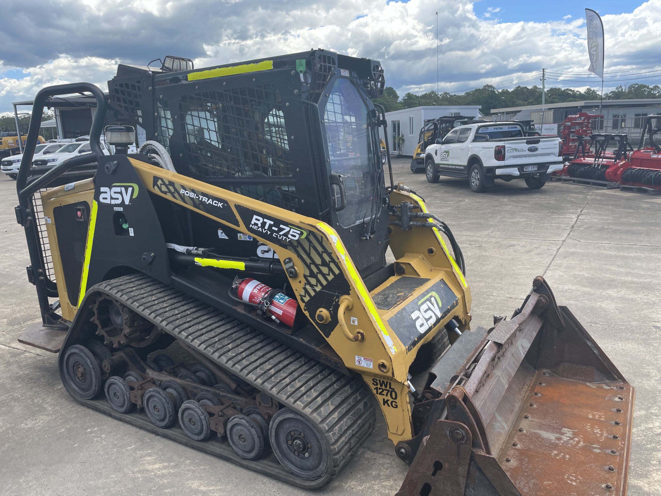 2018 ASV RT-75 HEAVY DUTY TRACKED LOADER image 2