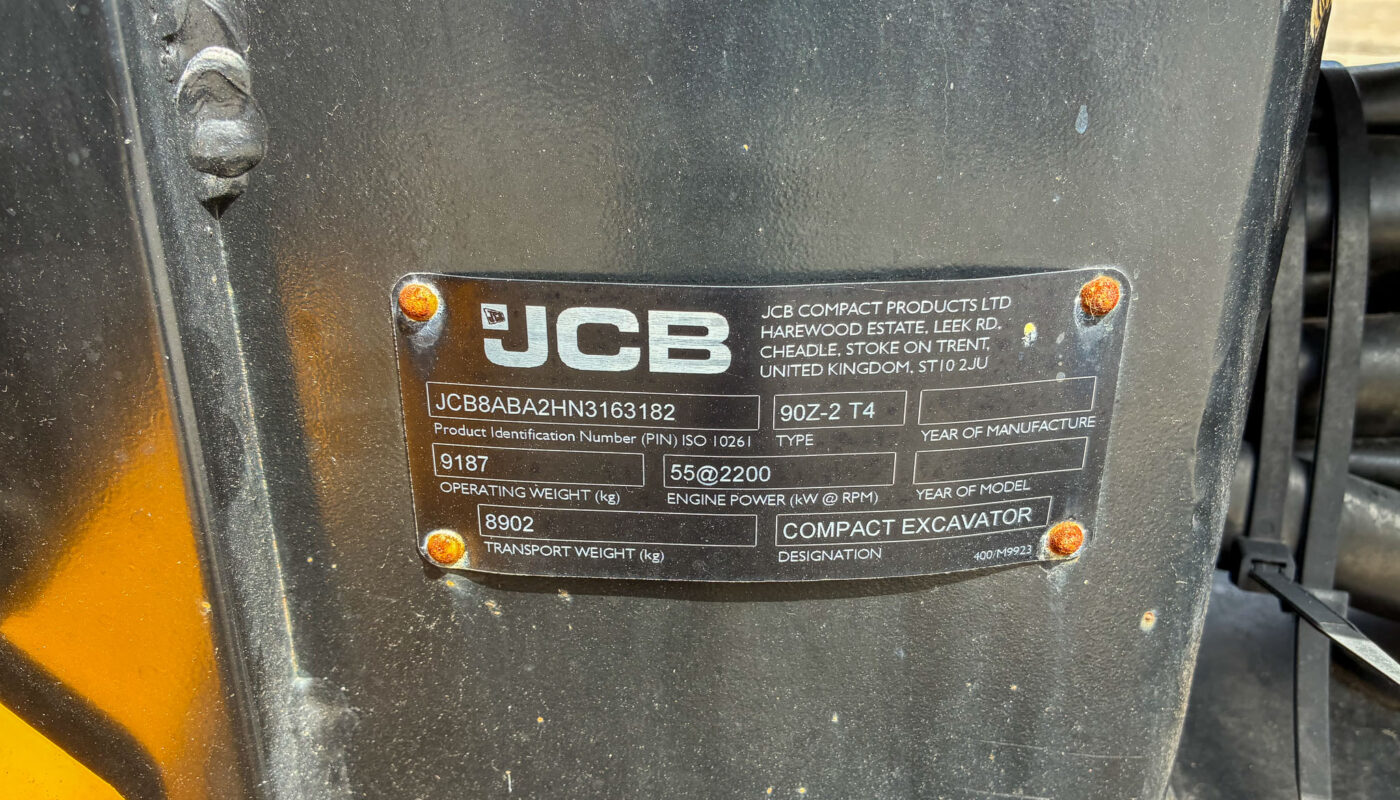 2024 JCB 90Z Excavator (8) 2024 JCB 90Z Excavator (8)