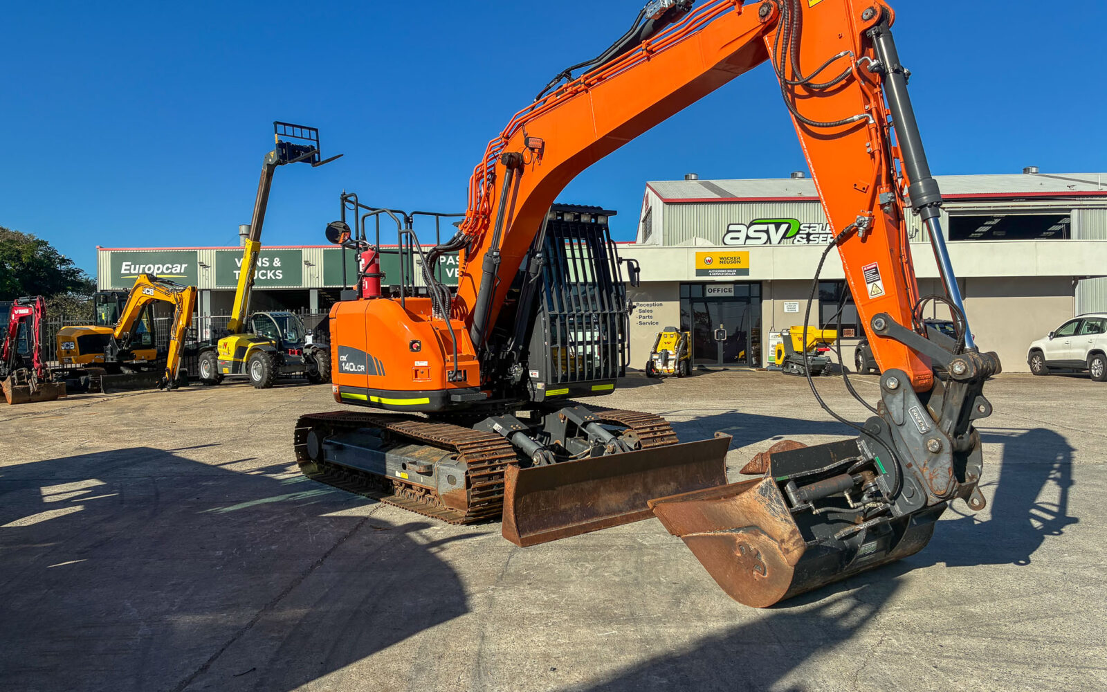 2023 Doosan DX140LCD excavator
