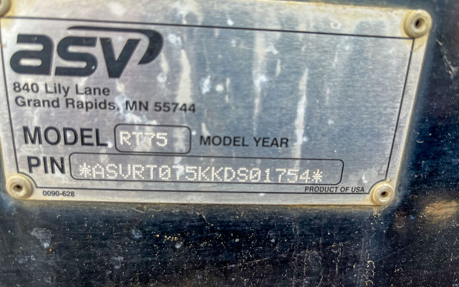 Used ASV RT-75