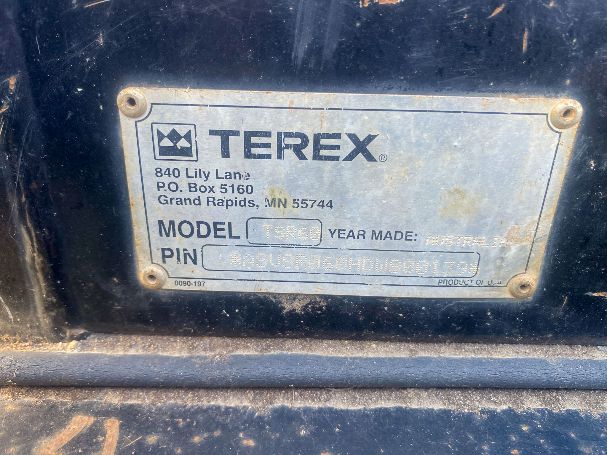 2013 Terex TSR60 Skid Steer Loader image 2