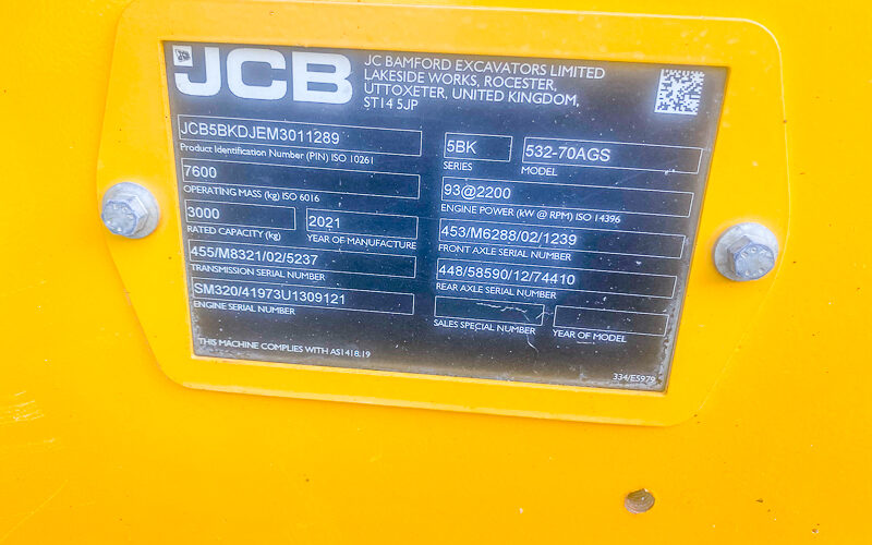 U3066 JCB 532-70 Agri Super Telehander (9)